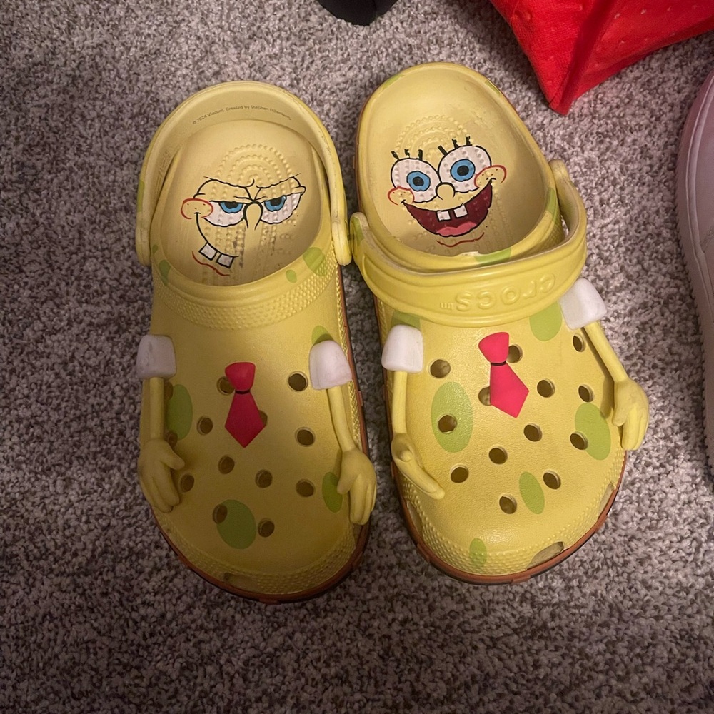 CROCS Yellow SpongeBob
